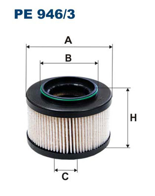 FILTRON FLT PE946/3 Üzemanyagszűrő