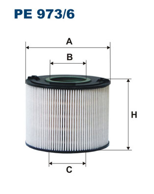 FILTRON 355 027 PE 973/6 - Üzemanyagszűrő