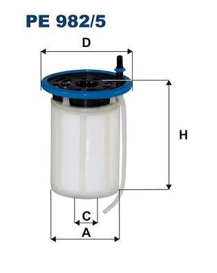 FILTRON FLT PE982/5 Üzemanyagszűrő