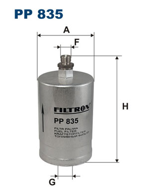 FILTRON FI PP835 Üzemanyagszűrő