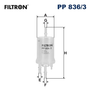 FILTRON FLT PP836/3 Üzemanyagszűrő