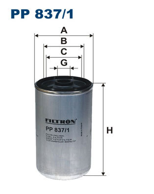 FILTRON PP837/1/AG Üzemanyagszűrő