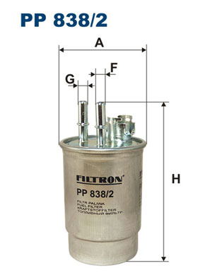 FILTRON FLT PP838/2 Üzemanyagszűrő