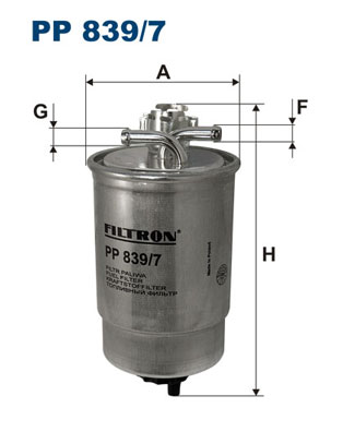FILTRON FI PP839/7 Üzemanyagszűrő