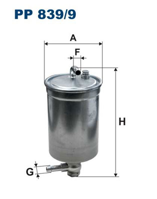 FILTRON FLT PP839/9 Üzemanyagszűrő