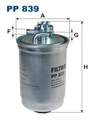 FILTRON FI PP839 Üzemanyagszűrő