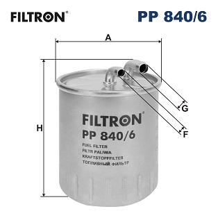 FILTRON 382 197 PP 840/6 - Üzemanyagszűrő