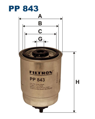 FILTRON FI PP843 Üzemanyagszűrő