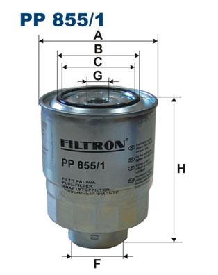 FILTRON 353 503 PP 855/1 - Üzemanyagszűrő