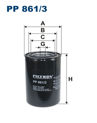 FILTRON FI PP861/3 Üzemanyagszűrő