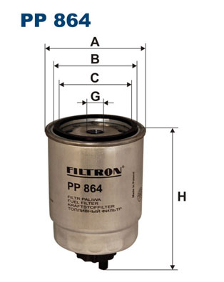 FILTRON FLT PP864 Üzemanyagszűrő