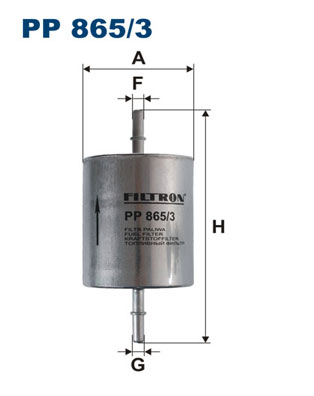 FILTRON FLT PP865/3 Üzemanyagszűrő