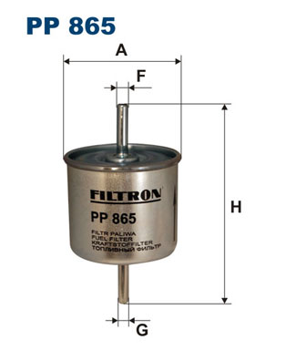 FILTRON FLT PP865 Üzemanyagszűrő