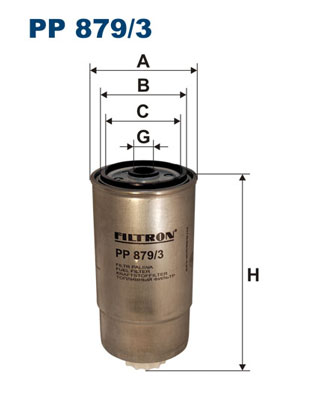 FILTRON 334 808 PP 879/3 - Üzemanyagszűrő