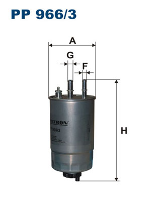 FILTRON FLT PP966/3 Üzemanyagszűrő