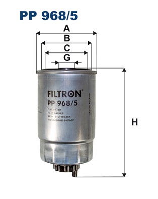FILTRON FLT PP968/5 Üzemanyagszűrő