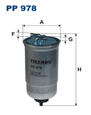 FILTRON 334 929 PP 978 - Üzemanyagszűrő