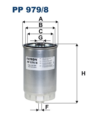 FILTRON FLT PP979/8 Üzemanyagszűrő