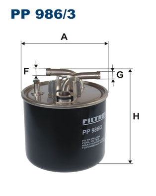 FILTRON FLT PP986/3 Üzemanyagszűrő