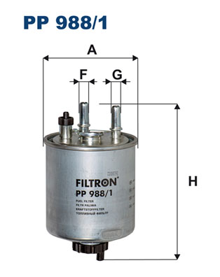 FILTRON FLT PP988/1 Üzemanyagszűrő