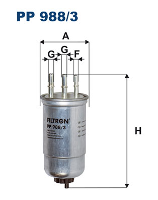 FILTRON FTRPP988/3 Üzemanyagszűrő