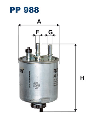 FILTRON FLT PP988 Üzemanyagszűrő