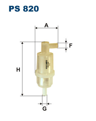 FILTRON 318 291 PS 820 - Üzemanyagszűrő