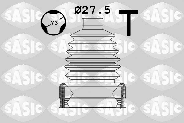 SASIC SAS1906069 Féltengely gumiharang készlet, porvédő készlet