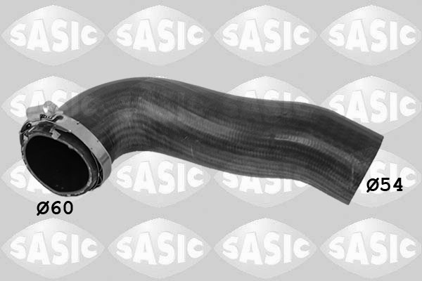 SASIC 623 537 3336187 - Töltőlevegő cső, intercooler cső, turbó cső