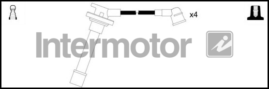 INTERMOTOR INT 73061 Gyújtókábel készlet, gyertyakábel szett