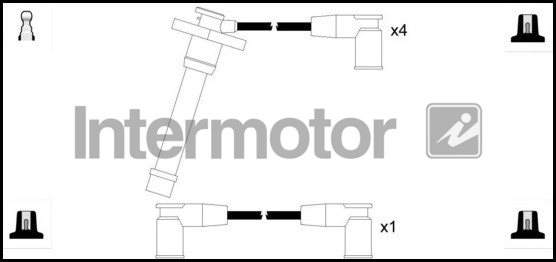 INTERMOTOR INT 73962 Gyújtókábel készlet, gyertyakábel szett