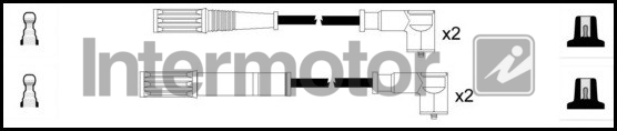 INTERMOTOR INT 76122 Gyújtókábel készlet, gyertyakábel szett