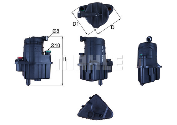 MAHLE MHL KL469 Üzemanyagszűrő