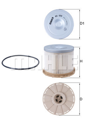 KNECHT KX505D Üzemanyagszűrő