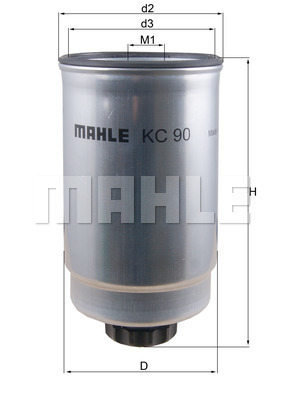 MAHLE 1001369240 KC90 - Üzemanyagszűrő