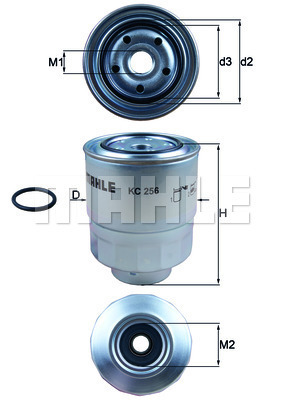 KNECHT KC256D Üzemanyagszűrő