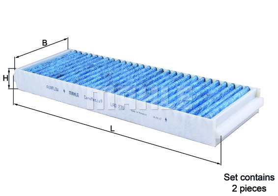 MAHLE LAO239/S Pollenszűrő