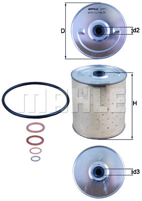 KNECHT OX85D Olajszűrő