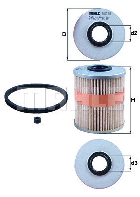 KNECHT KX 218D Üzemanyagszűrő