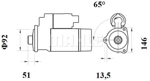 MAHLE MS 758 Ă?nindĂ­tĂł