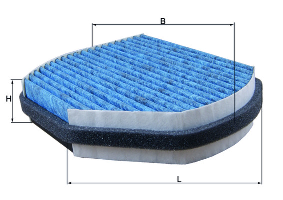 MAHLE MAHLAO37 Pollenszűrő, utastérszűrő