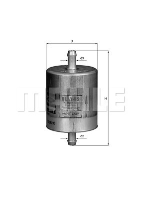 KNECHT KL145 Üzemanyagszűrő