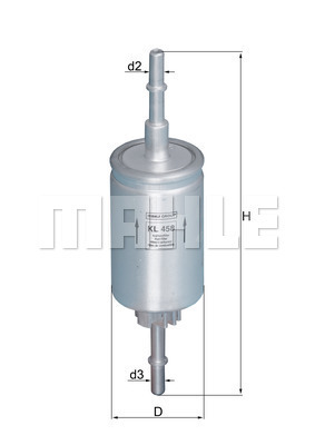 KNECHT KL 458 Üzemanyagszűrő