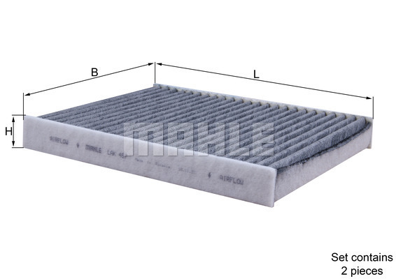 KNECHT LAK467/S Pollenszűrő (Aktívszenes)