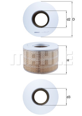 KNECHT LX1140 Levegőszűrő