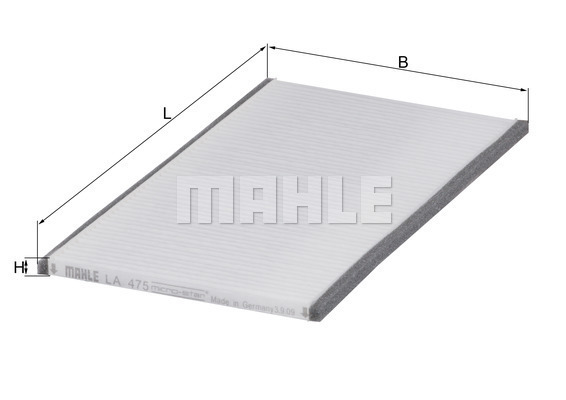 MAHLE LA475 Pollenszűrő