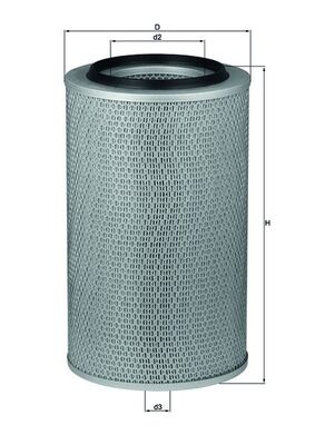 MAHLE 1000054506 LX227 - Levegőszűrő