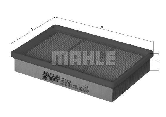 MAHLE LX1053 Levegőszűrő