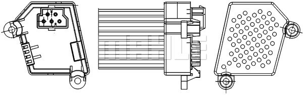 MAHLE BETABR 33 000S Szabályozó, belsőtér ventillátor