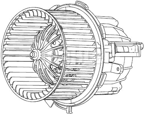 MAHLE AB115000P Utastér ventilátor, fűtőmotor